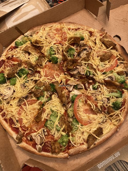   at Domino's Pizza in Frankfurt