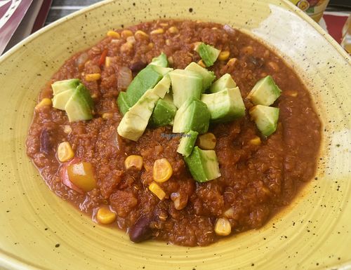 Vegan quinoa chili  at Mezcalitos in Reutlingen