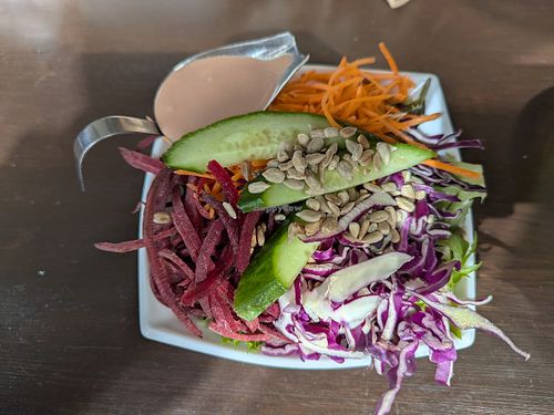 Small size salad at Bunny's Nook Kitchen in Victoria