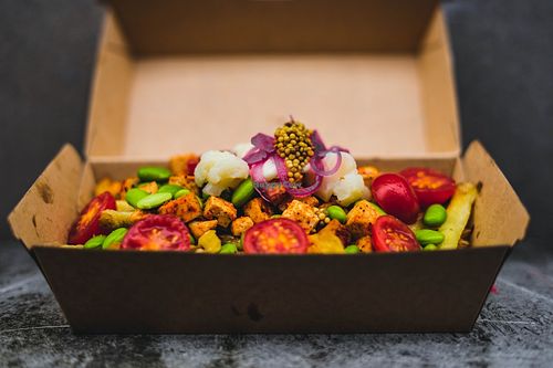 Vegan fries at Simbiosa in Luxembourg City