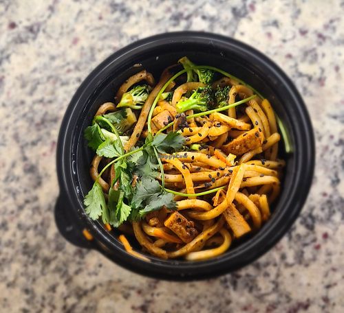 Japanese Pan Noodles with Tofu at Noodles & Company in Topeka