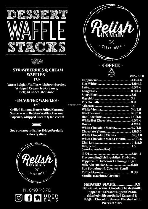 Relish on Main Mawson Lakes South Australia Restaurant HappyCow