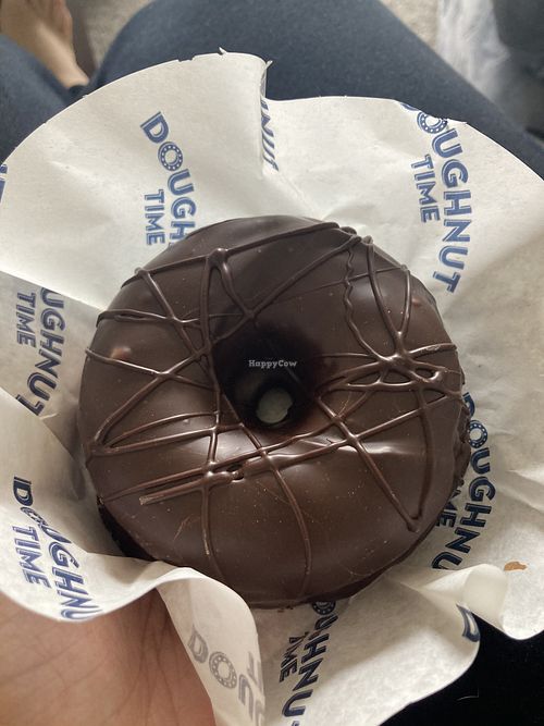 VE/GF chocolate doughnut  at Rodeo Doughnuts  in South East London