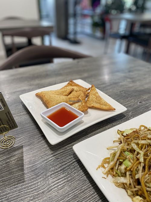 Cheese Wontons (different but totally tasty)  at House of Fortune in Rowland Heights