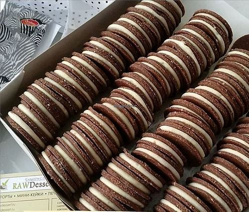 Raw Oreo cookies at RAW Dessert in Irkutsk