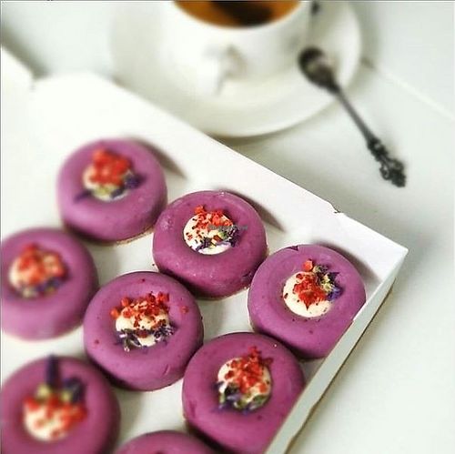 Raw donuts at RAW Dessert in Irkutsk