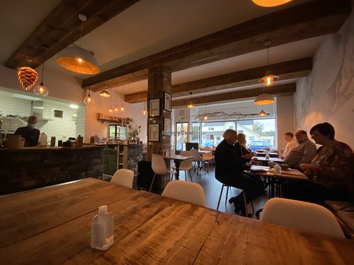 Back of the restaurant  at Utopia in Inverness