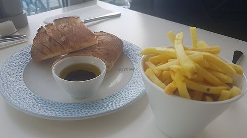 Pane Fresco and Fries at Signor Valentino in Cardiff
