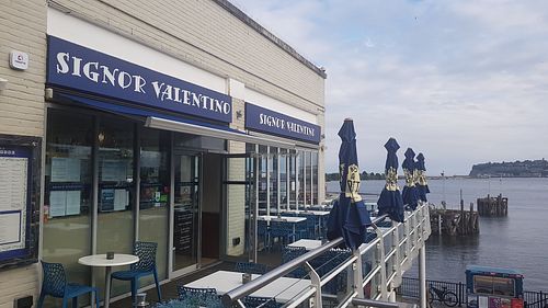 Exterior and views at Signor Valentino in Cardiff