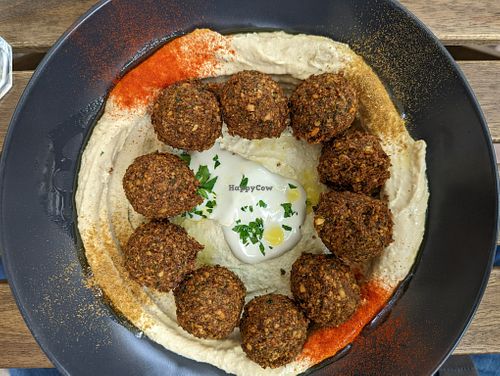 Falafal Bowl at Hummus Bar - Bartok in Budapest