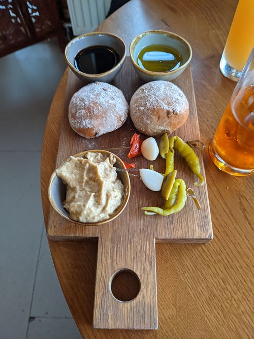 Vegan snack to start! at The Dunvegan in Isle Of Skye