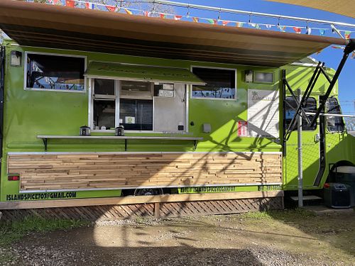 The truck  at Island Spice Vegan 707 in Hopland