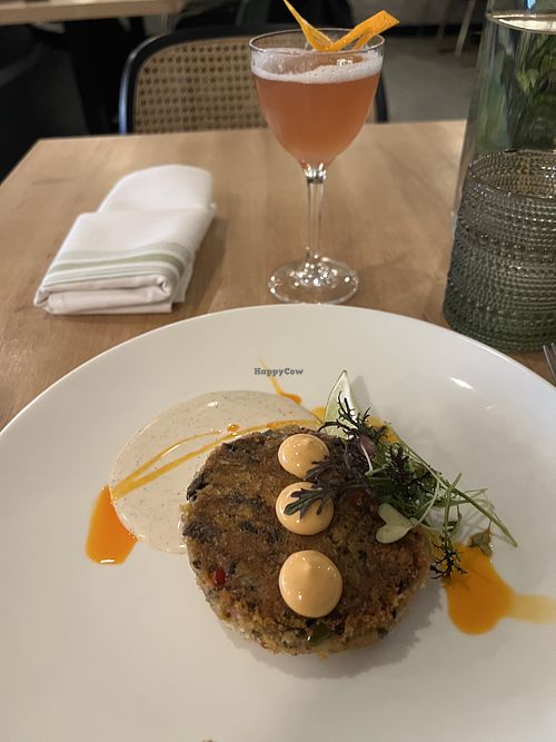 Crab cake  at Bloom in Chicago