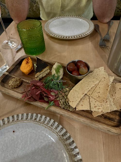cultured uncheese board  at Bloom in Chicago