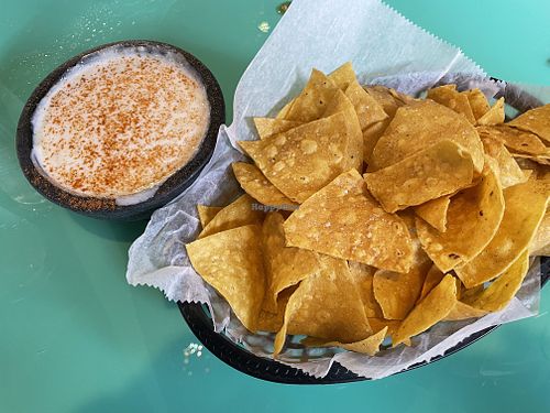 Chips and Vegan Queso at Barrio Tacos in Columbus