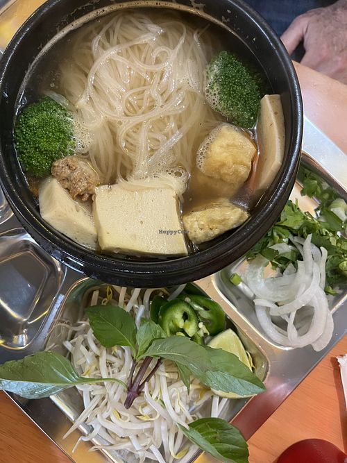 Vegan pho   at Pho Hot in Annandale