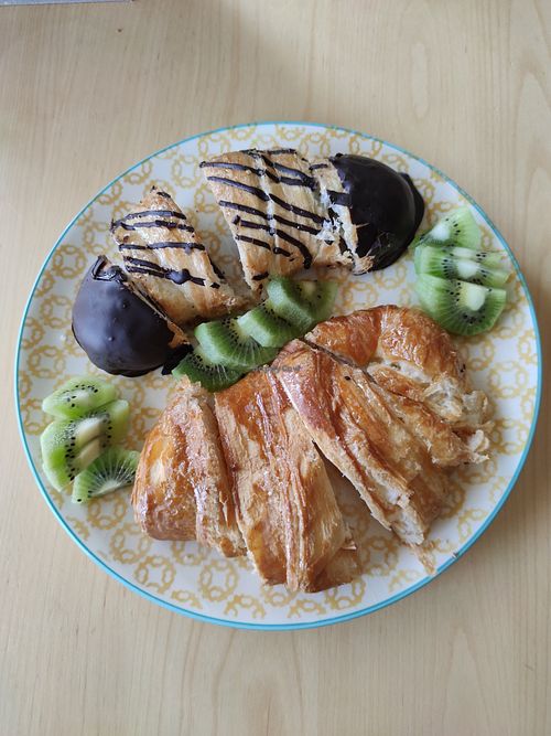 Vegan croissants at MonVeg in Mollet Del Valles