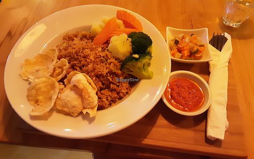 Nasi Goreng (no egg for vegan) at Warung in Koh Phangan