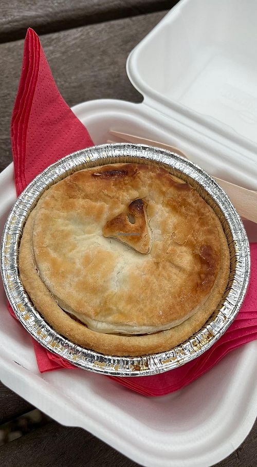 Vegan pie at Roaster's Highland Coffee Box in Poolewe