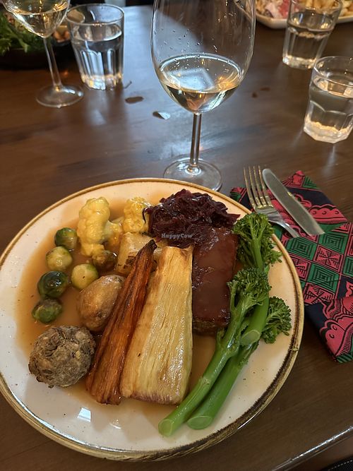 Meatless roast  at Harp & Crown in Corsham