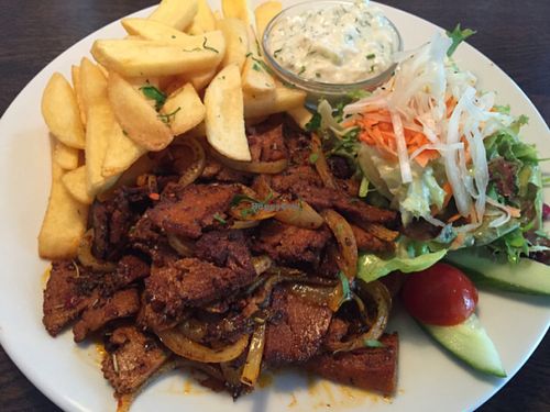 veganes Gyros at Backbord in Hamburg