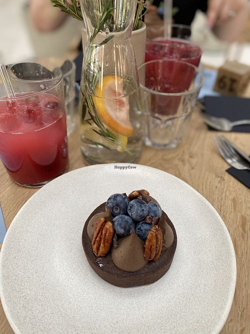 Vegan tart at Angel Cakes in Krasnodar