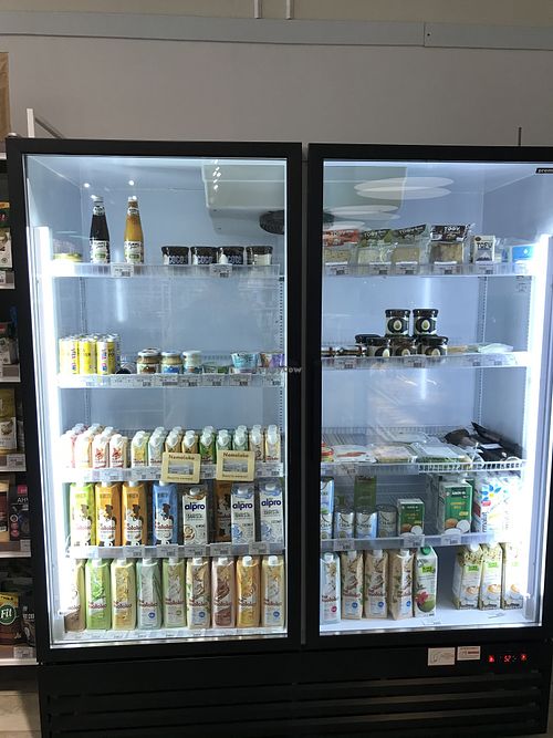 Plant based milk, tofu, sausages  at BezKaloriy - Universitetskiy in Irkutsk