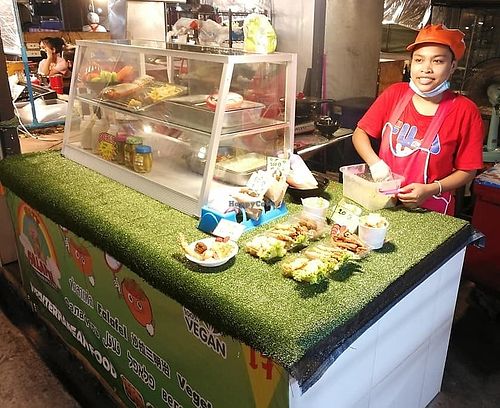 Stand at Falafel Ruty - Mediterranean Food in Pattaya