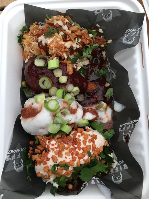 Jackfruit wings  at Biff's Vegan Burgers & Wingz in Liverpool