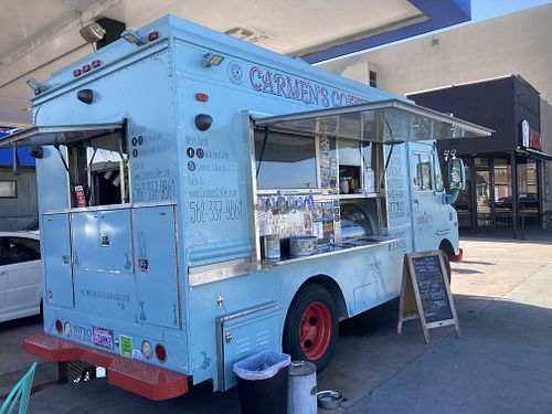 The truck  at Carmen's Gypsy Coffee Bar in Long Beach
