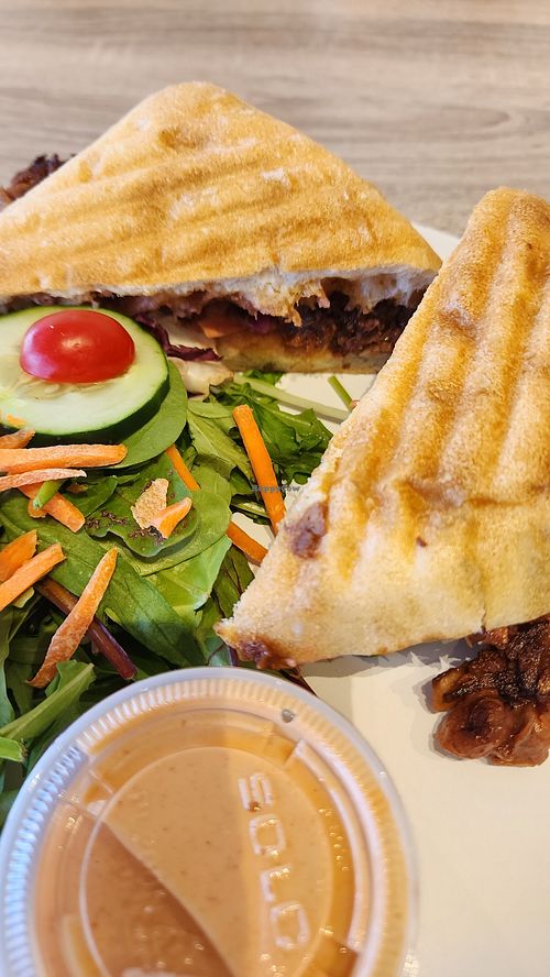 Jackfruit Panini at Vine Cafe in New Bern