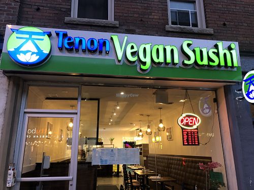 Tenon Vegan Sushi in Toronto   at Tenon Vegan Sushi in Toronto