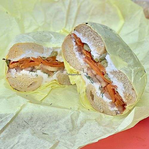 Vegan Lox at Ben & Esther's Vegan Jewish Deli in Portland