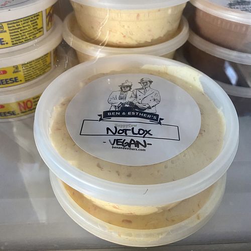 Vegan Lox at Ben & Esther's Vegan Jewish Deli in Portland