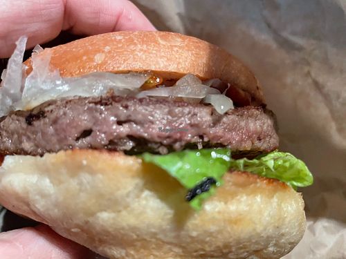 Impossible burger at Scowley's Burgers in Petaluma