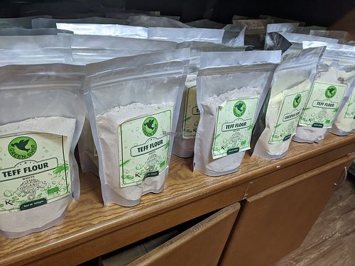 Lots of gf flours at Greenlee in Amman