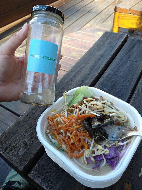 Missô lámen vegano (vegan miso) at Japa Vegana in Sao Paulo