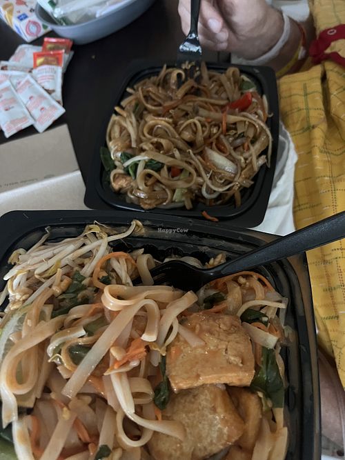 Pad Thai & drunken noodles    at V Revolution in Englewood