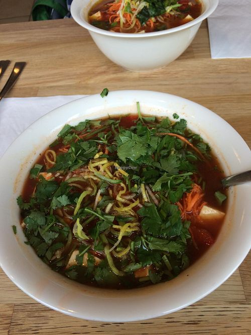 Delicious vegan noodles at Núðluskálin in Reykjavik