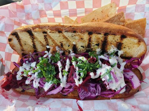 Atomic hoagie at Veggie Bomb in West Los Angeles