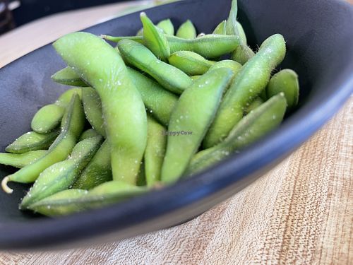 Edamame mommy at Daikon Vegan Sushi in Las Vegas
