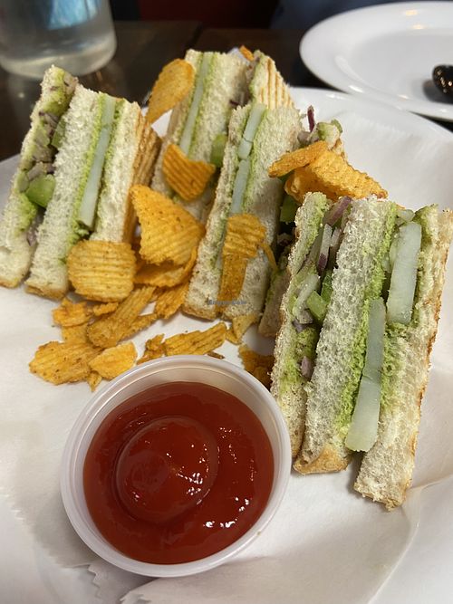 Bombay sandwich no cheese no butter  at Honest in Floral Park