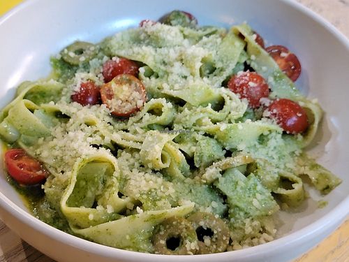 Pesto ravioli at Vitary in Odessa