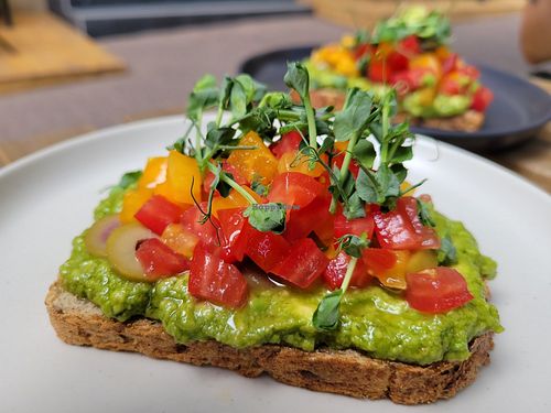 Avocado toast at Vitary in Odessa