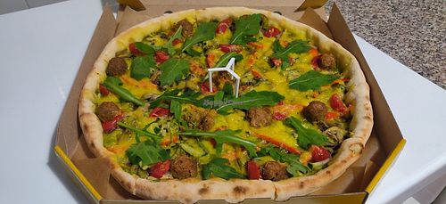 Green Pizza at Chill Out Vegan in Odessa