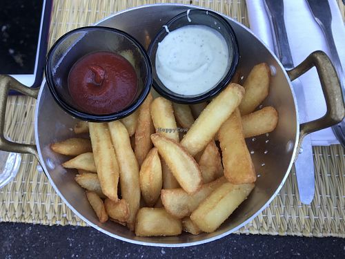 French fries at Le Serre by Vivi in Rome