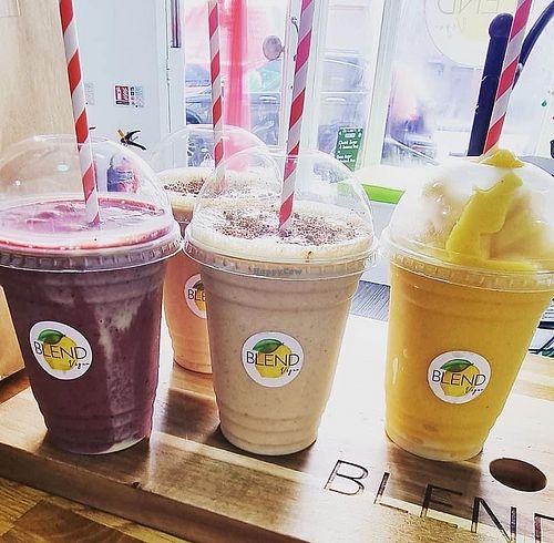 smoothies  at Blend in Hadleigh