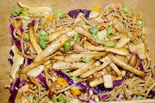 Rainbow noodles  at Flavors in Phoenix