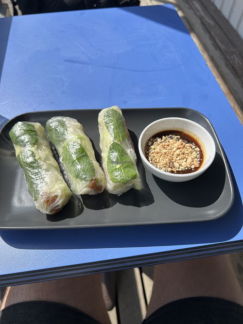 Summer rolls  at VG Wok in Tampere