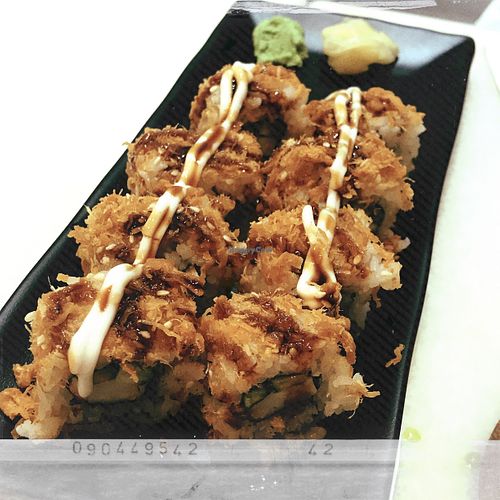 Vegan Floss maki $10 at Lucky Cat Cafe in Northeast Singapore